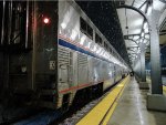 Eastbound California Zephyr stops in Omaha